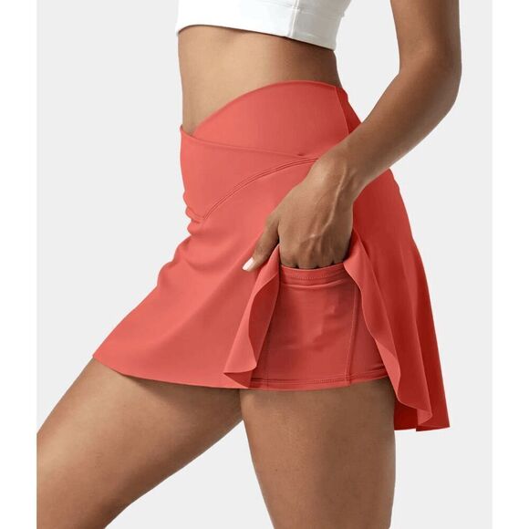 NWT Size Med Halara Everyday Softlyzero™ Airy Crossover 2-in-1 Side Pocket Cool - Picture 2 of 2